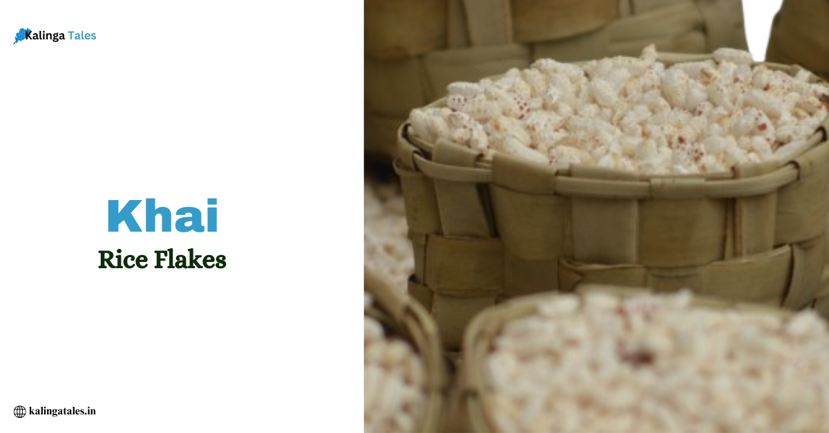 Bala bhoga which is Khai prasad (rice flakes)